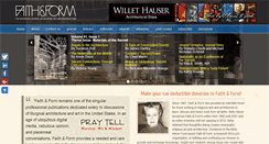 Desktop Screenshot of faithandform.com